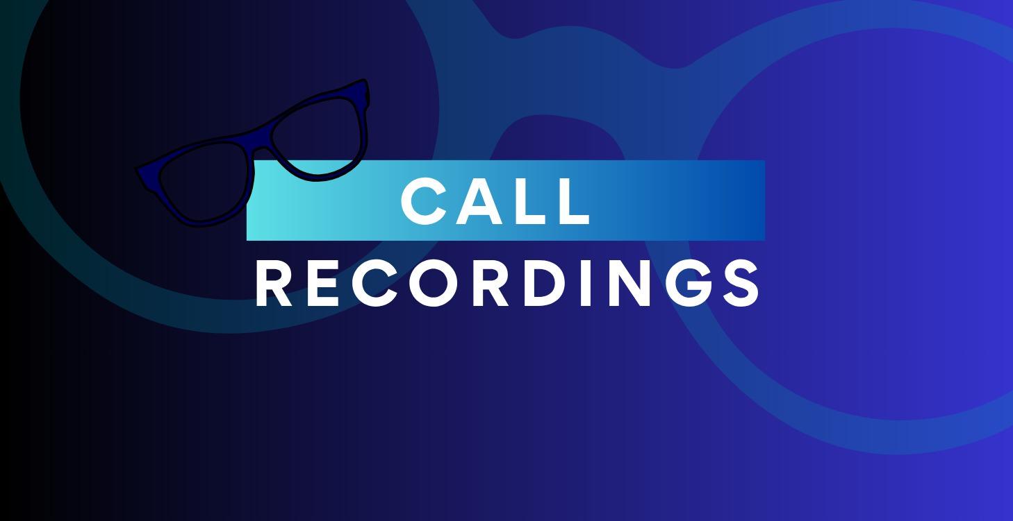 Recordings from the Weekly Calls