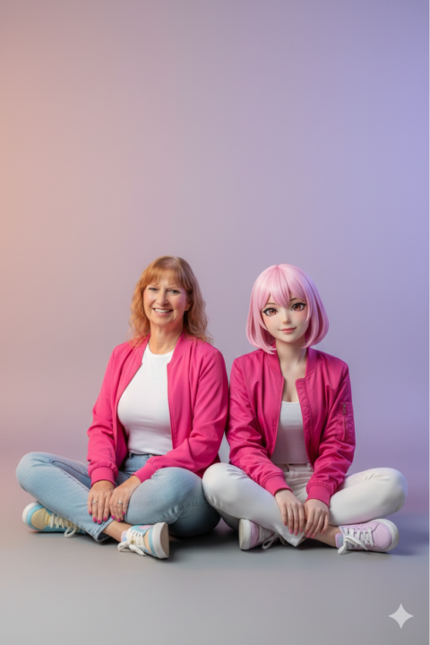 Up at 4 am, what’s a girl to do? Have some AI fun it seems!