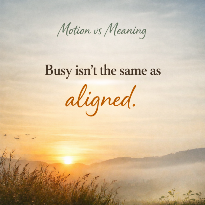 Busy isn’t the same as aligned