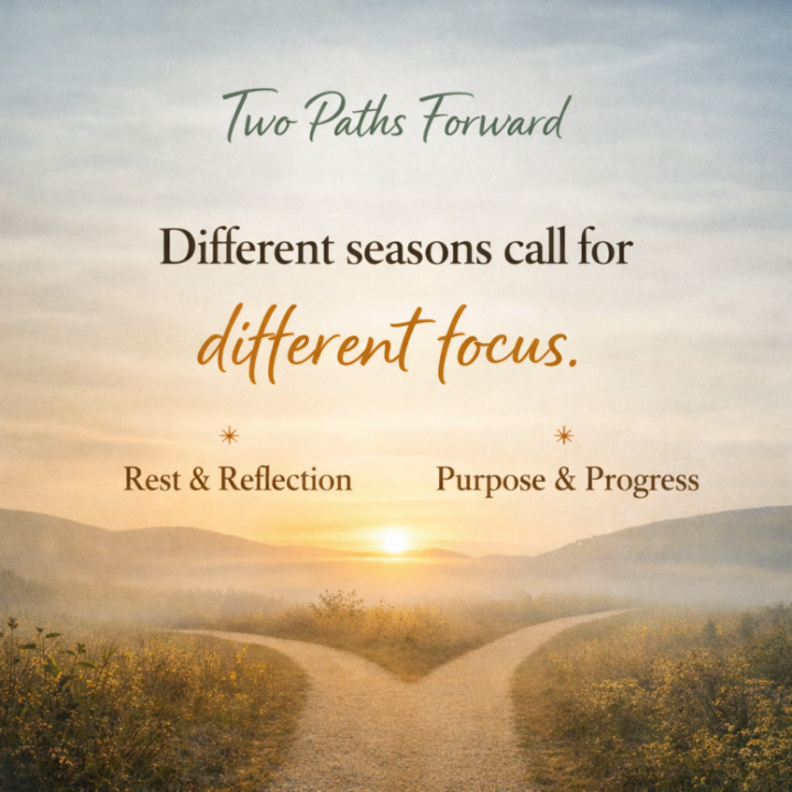 Different seasons call for different focus