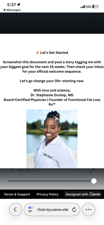 Biggest Goal for the Next 16 Weeks