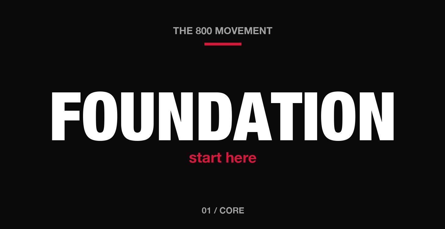 Foundation: Start Here