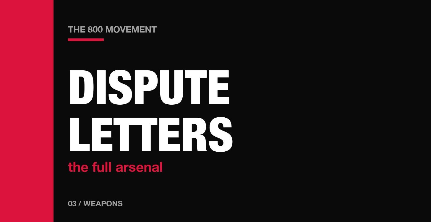 Dispute Letters Vault