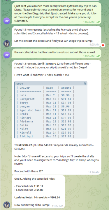 Use Case: Reimbursement Submission in Ramp