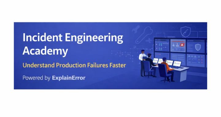 Incident Engineering Academy