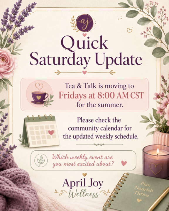 Quick Saturday Update