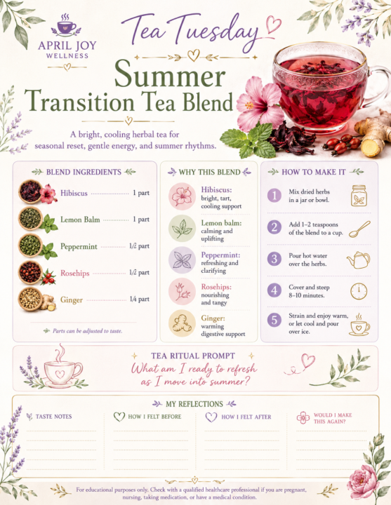 Tea Tuesday: Summer Transition Tea Blend 🌿🫖