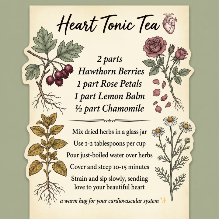 Hawthorn Heart Tonic Tea Recipe