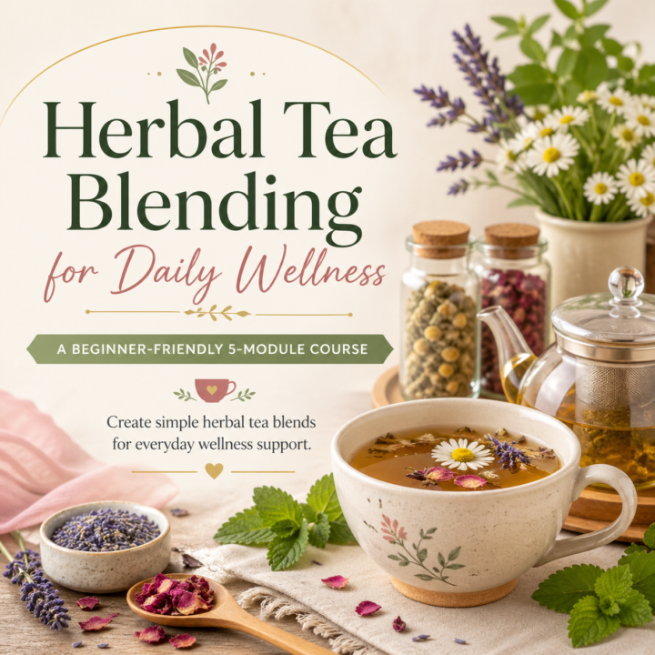 Herbal Tea Blending for Daily Wellness course READY!