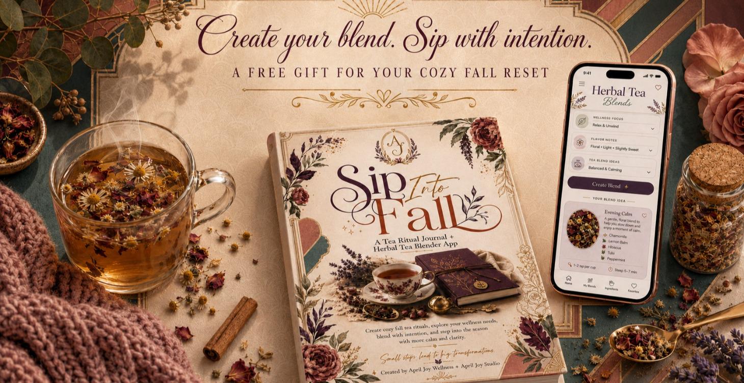 Sip into Fall Journal and Herbal Tea Blend Bundle