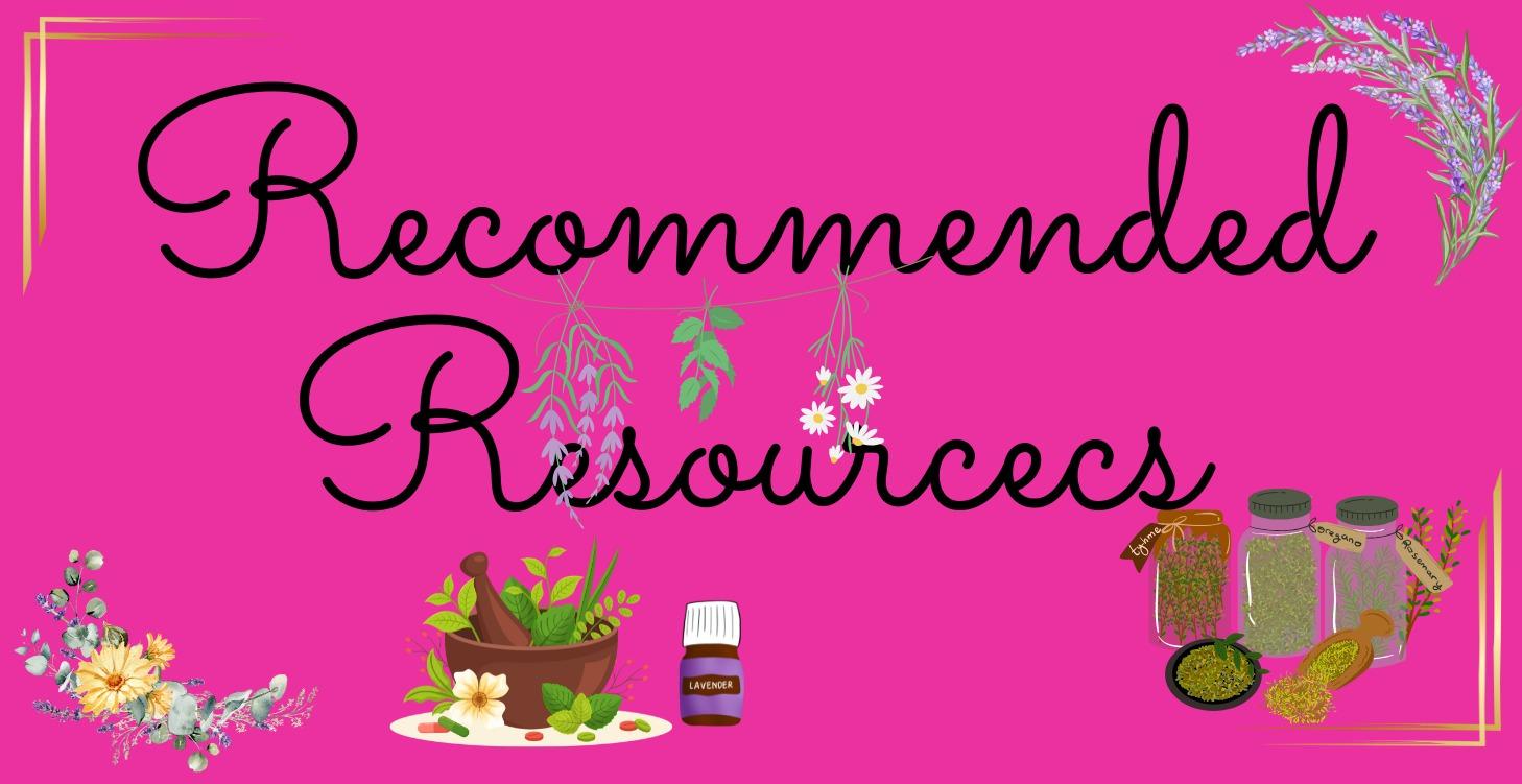 Recommended Resources (coming soon)