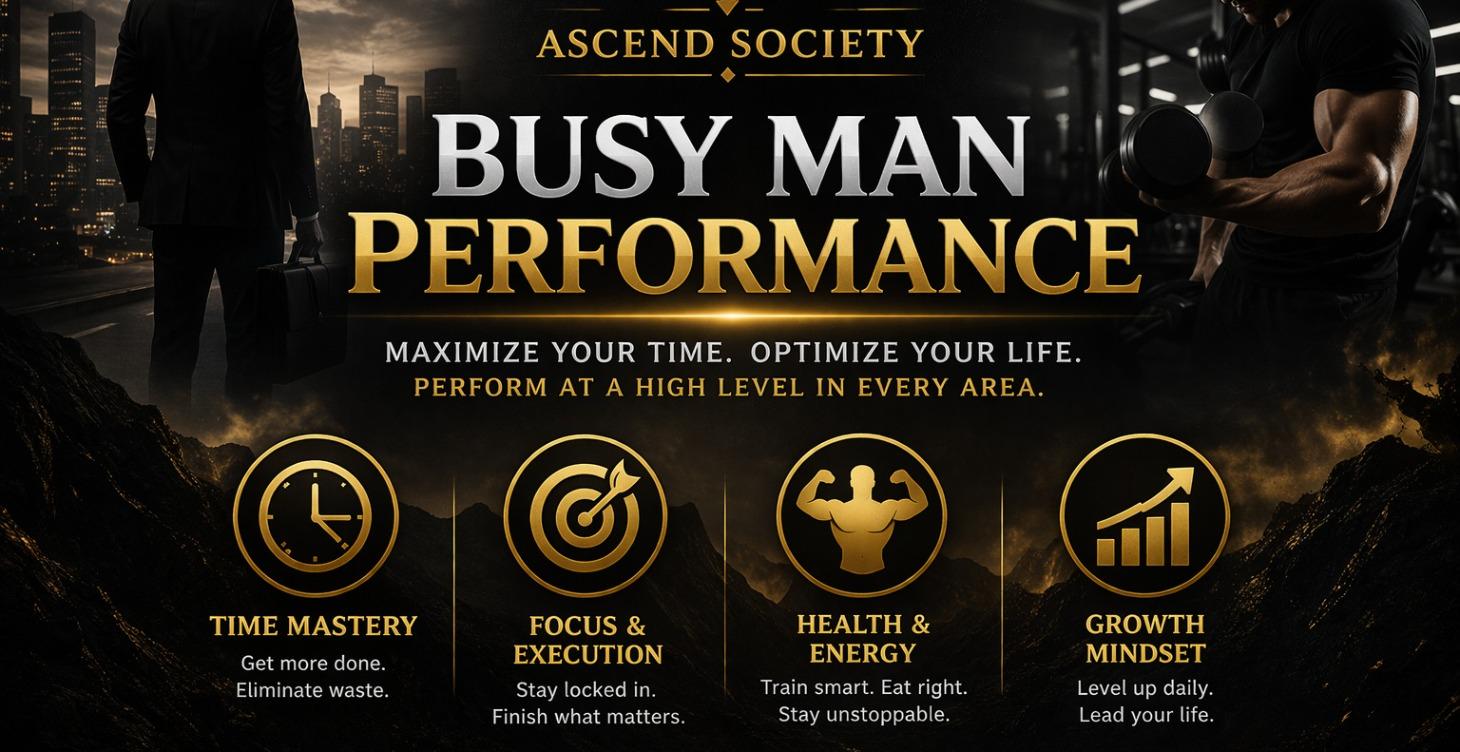 💪Busy Man Performance