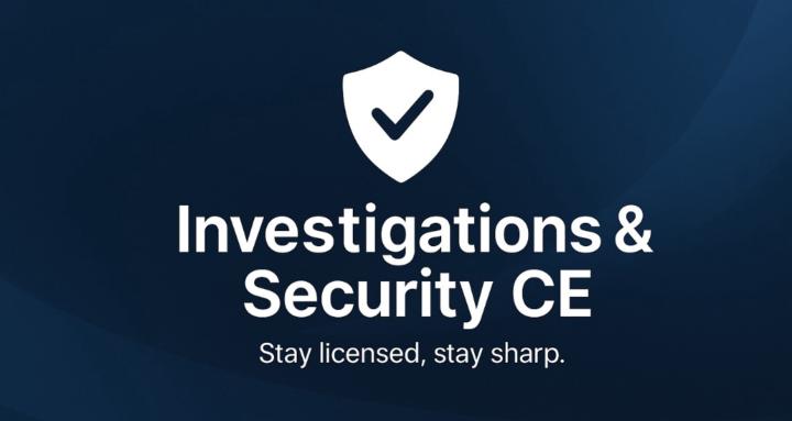 Investigations & Security CE