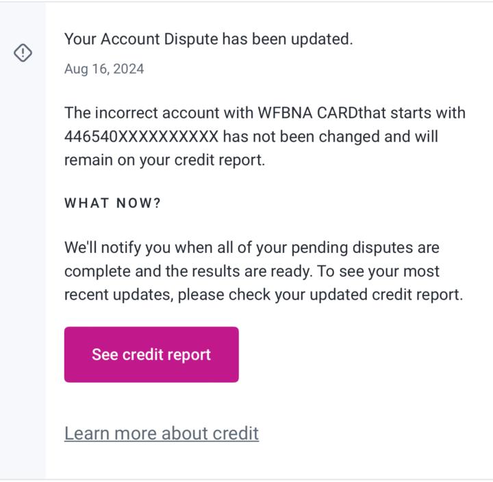 Experian App Disputes