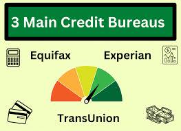 What are the major 3 CREDIT BUREAUS?💳