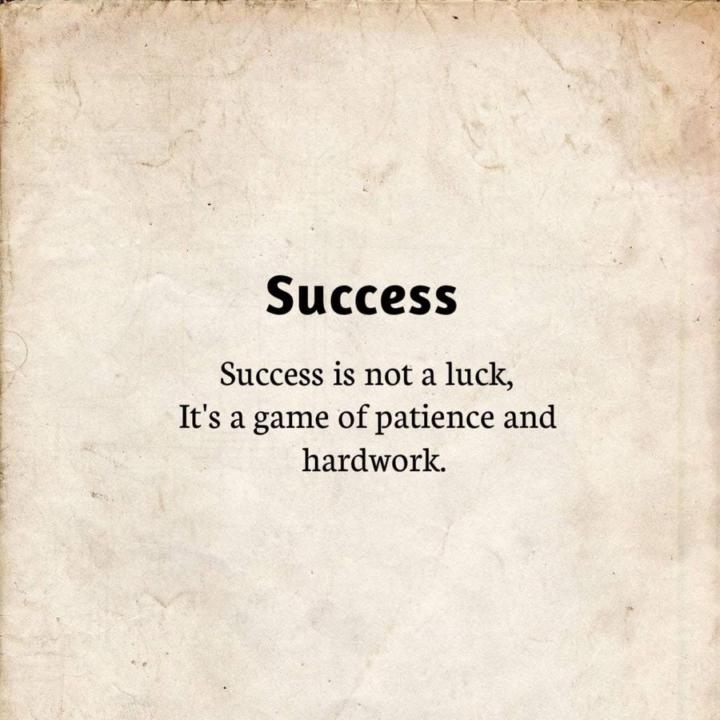 🤔Is Success By Luck or Hard Work??🤑