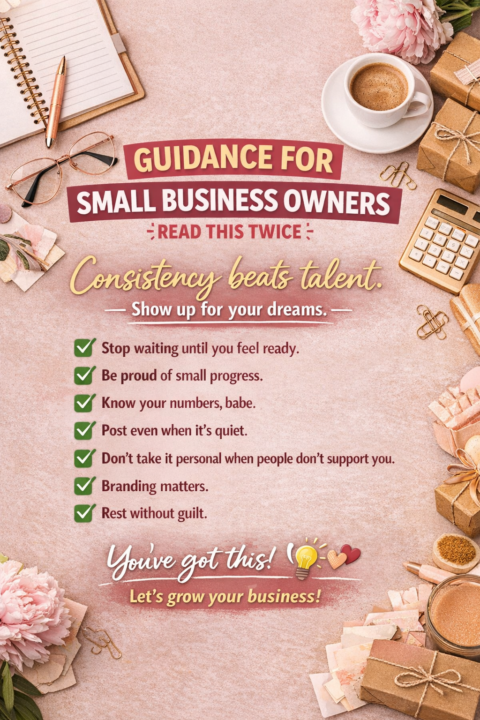 🚨 Guidance for Small Business Owners (Read This Twice) 🚨