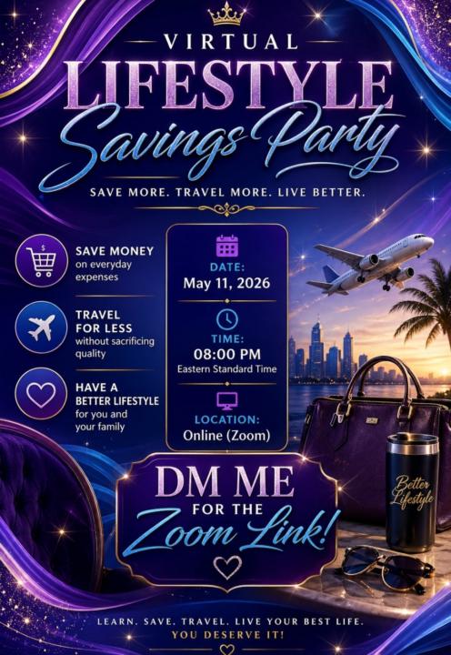 OMG I'm Excited To Invite You To A virtual Savings Party