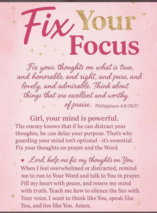 Fix your focus - fix your face!