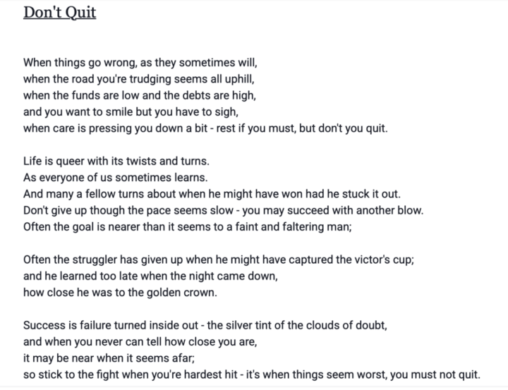 Don't Quit Forgiveness is for You!