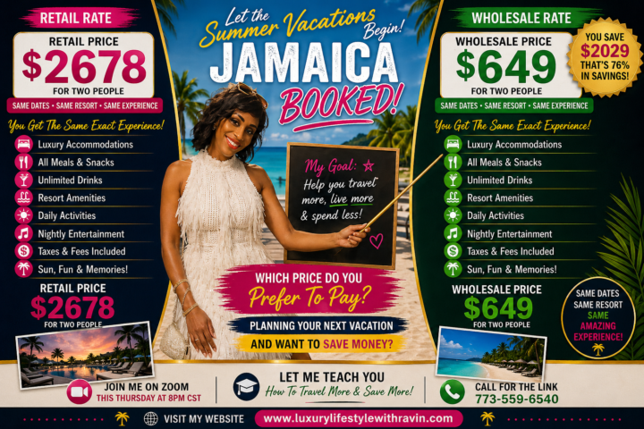 Jamaica is BOOKED!