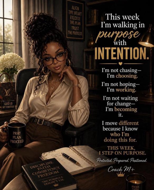 Walking in purpose with Intention 
