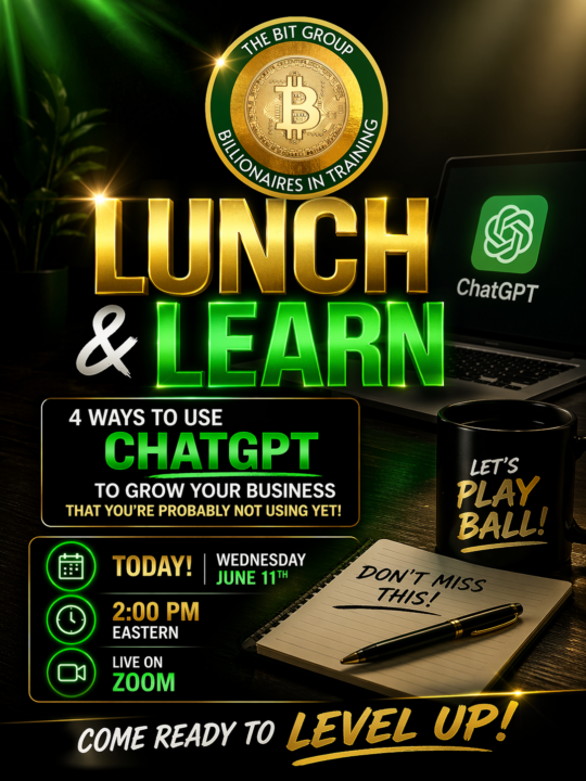 Great Chat GPT topic during Lunch and Learn today