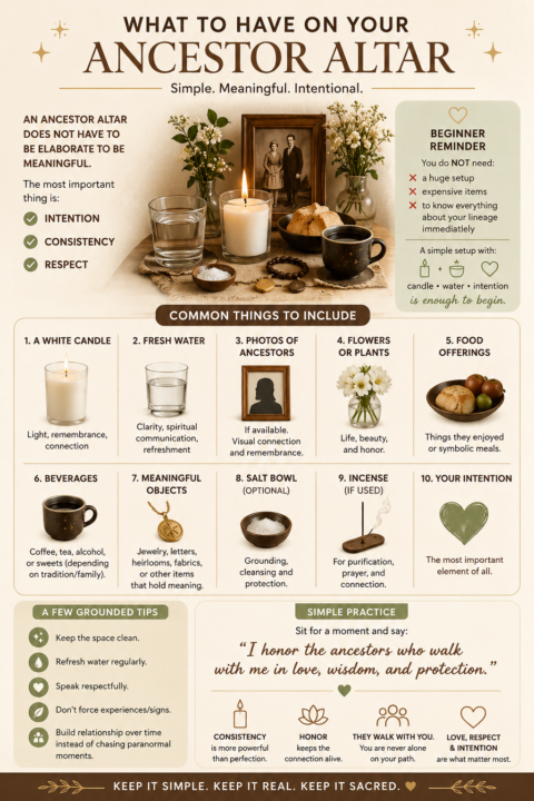 Start Your Ancestors Shrine/Altar 