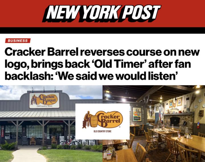 Cracking Up Cracker Barrel Crack-Up?