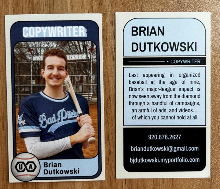 My first business cards came in!