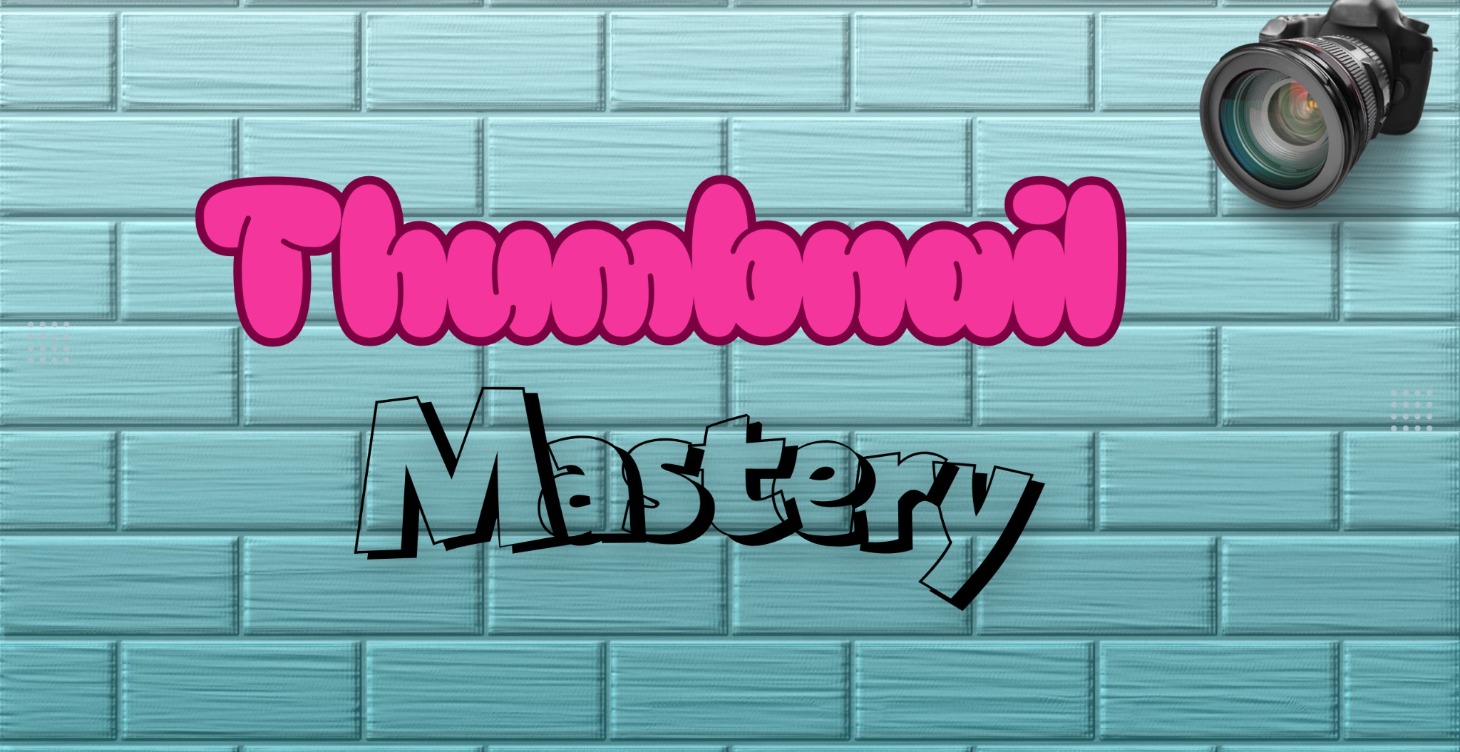 How To Make Thumbnails!
