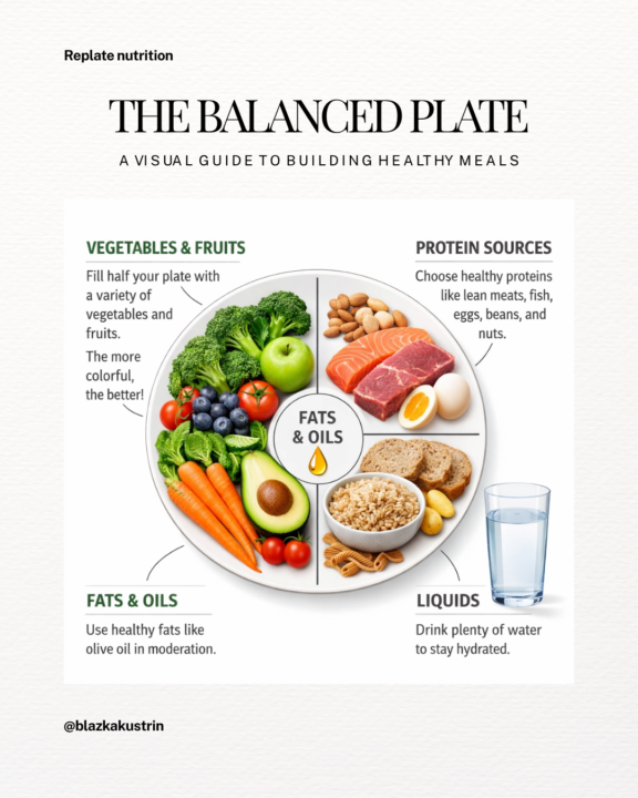 Master the "Healthy Plate Rule" in 30 Seconds! 🥗✨