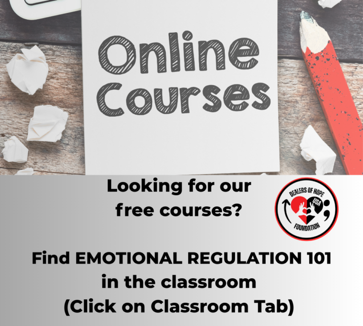 I’ve been a little quiet here lately and it reminded me of something we talk about in Emotional Regulation 101: