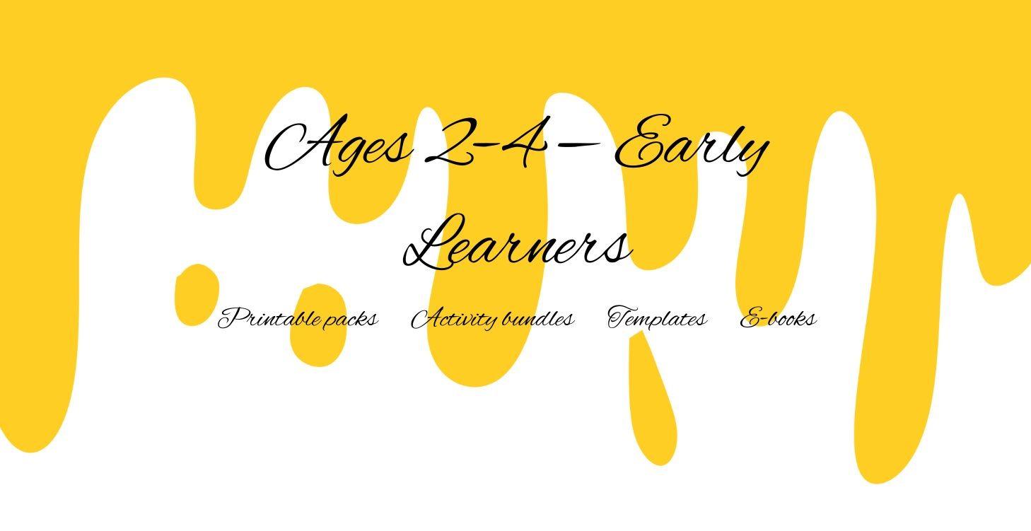 Ages 2-4 Early Learners
