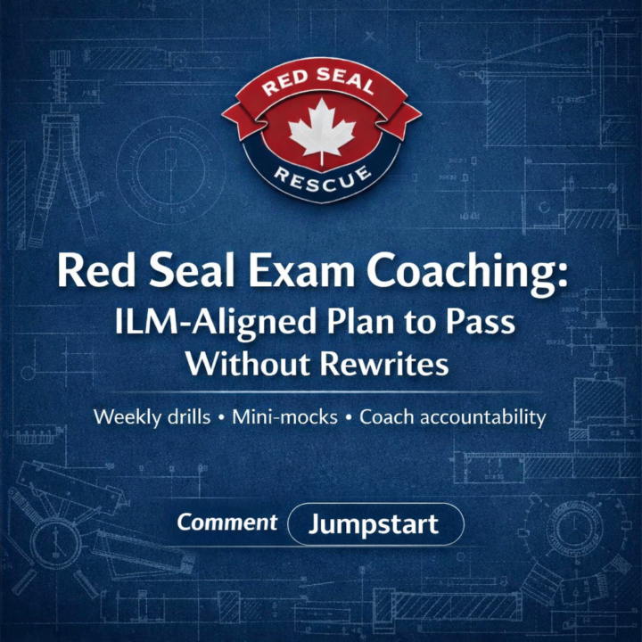 Red Seal Exam Coaching: ILM-Aligned Plan to Pass Without Rewrites