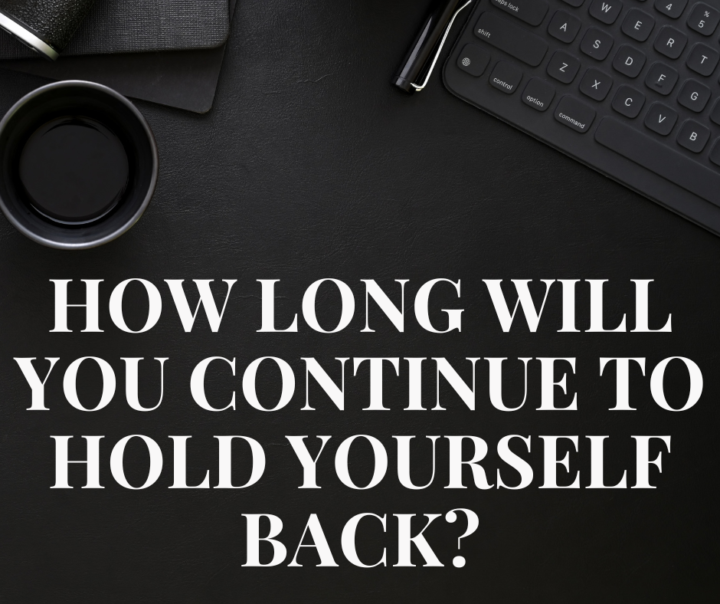 Holding Back - Time to use Faith over Fearn 