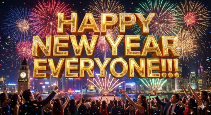 Goodbye 2025! Welcome 2026!!