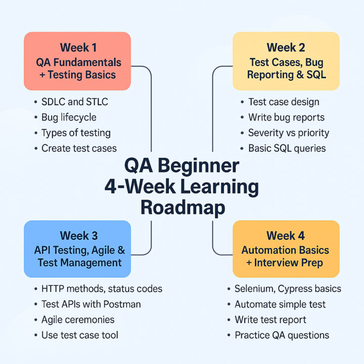 Every Bug is a Lesson 🐞 | My QA Learning Roadmap