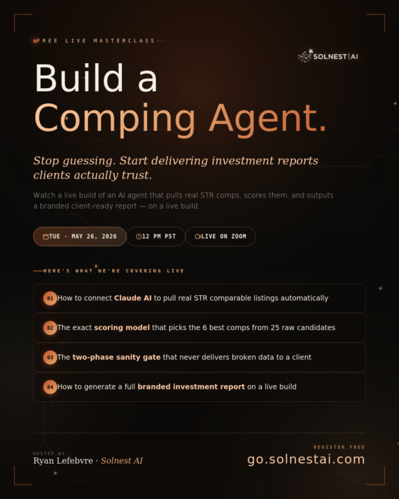 Live STR AI Comping Agent Build