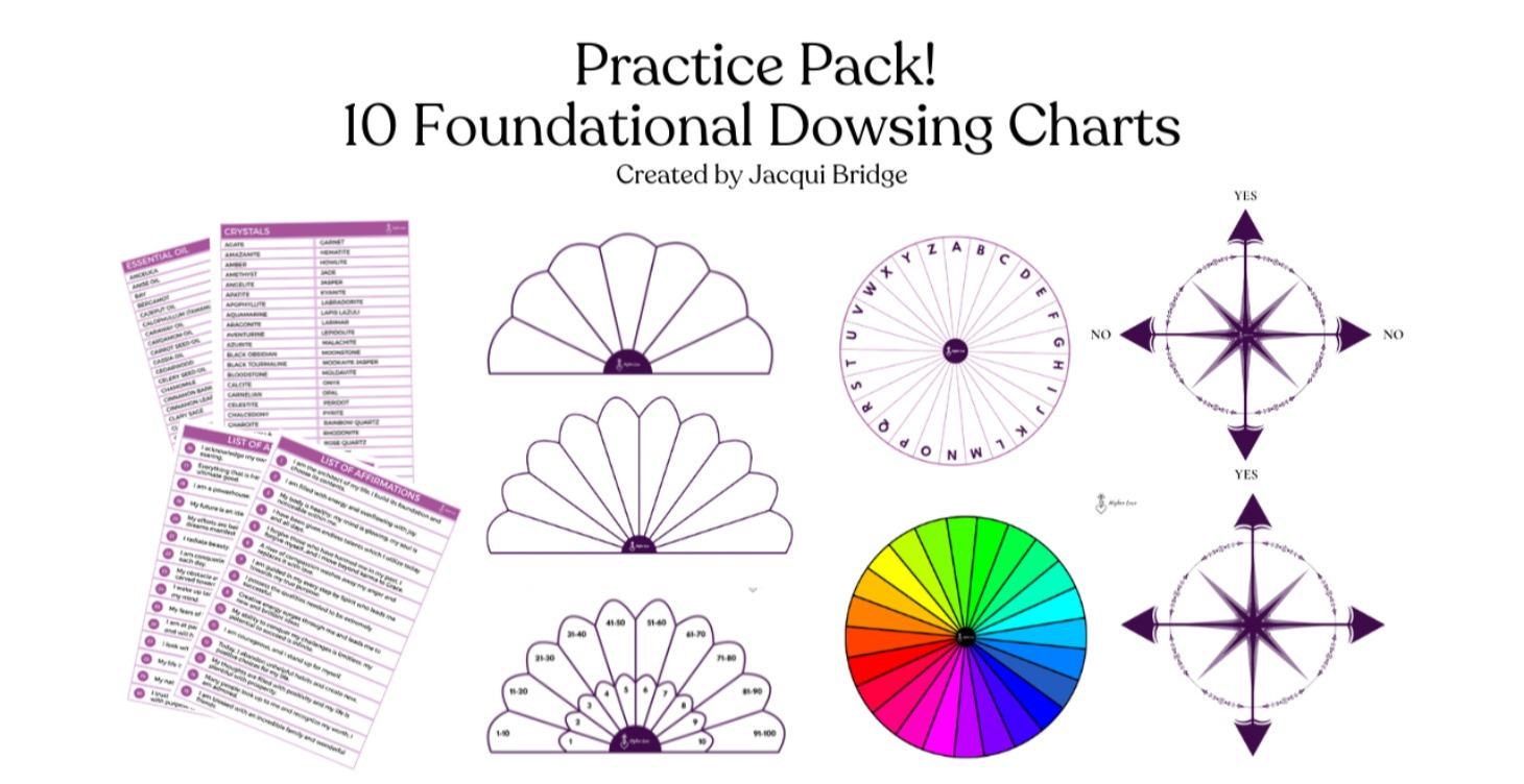 Practice Pack! 10 Foundational Dowsing Charts
