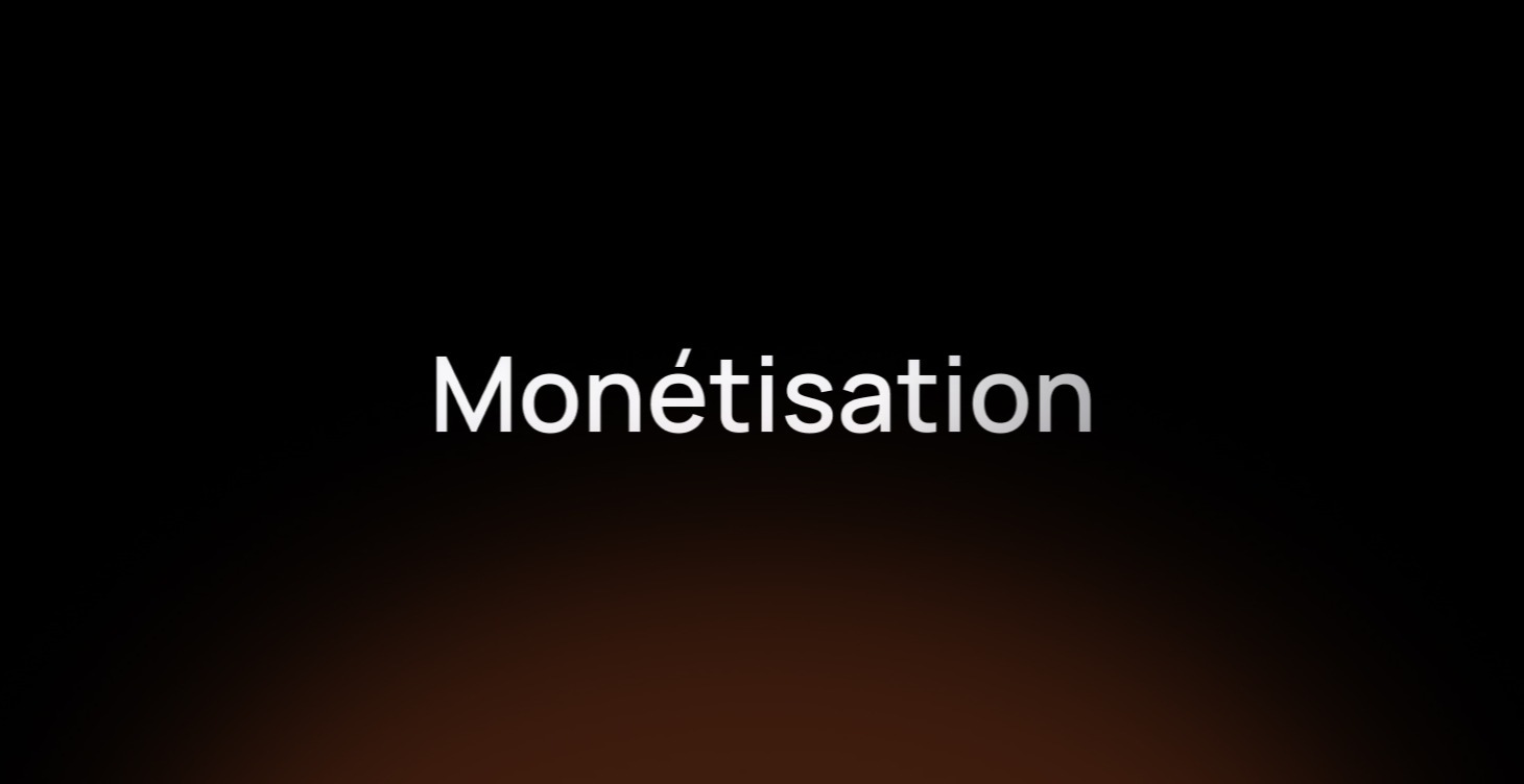 🤑 Monétisation