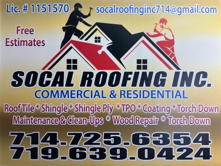 Socal Roofing Inc