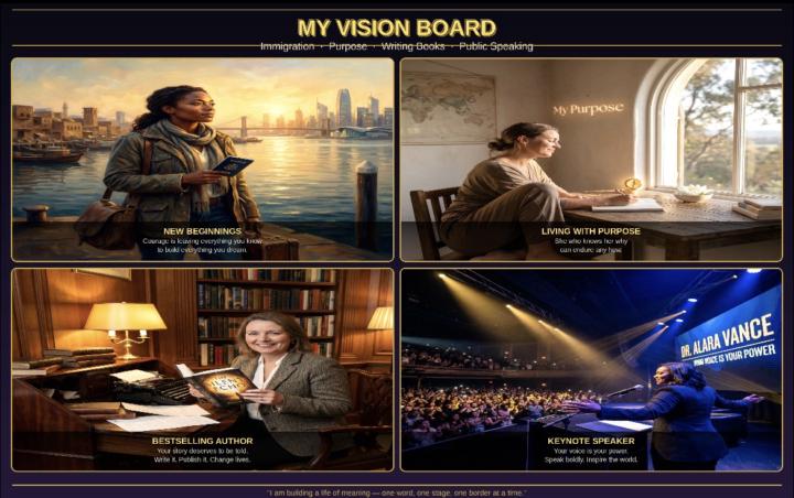 Creating  your vision board