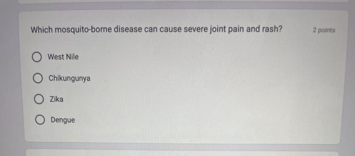 Answers Medic Infectious diseases 2 
