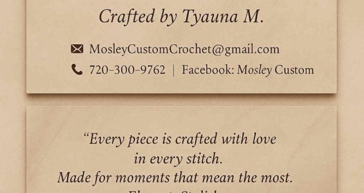 Mosley Custom Crochet 🧶