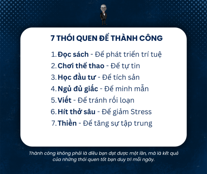 Hãy thử 7 thói quen đơn giản này, xem bạn có x2 không nhé!
