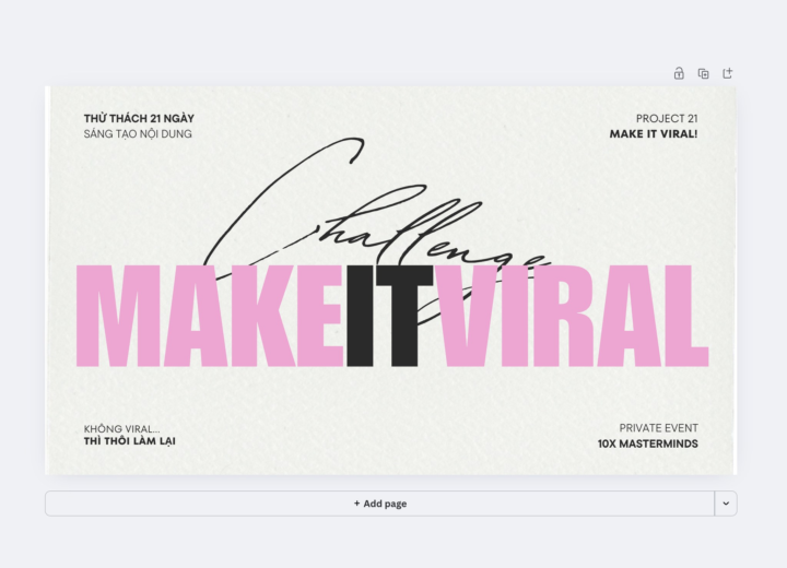 Thử thách 21 (Project 21) - Make It Viral 