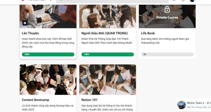 Chương trình nền tảng dành cho người mới?