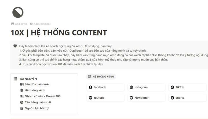 KHỞI ĐỘNG DỰ ÁN XÂY DỰNG HỆ THỐNG CONTENT ĐỊNH VỊ 10X