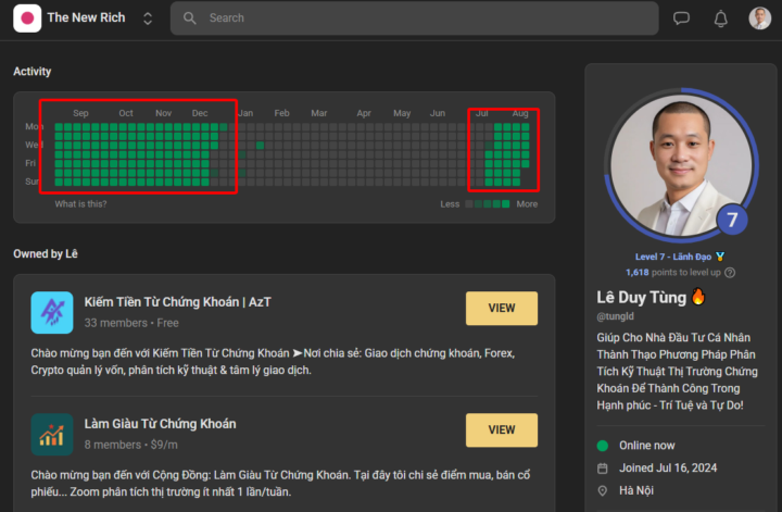 🔥 30 Ngày Liên Tục – Ngọn Lửa đã cháy trên Skool